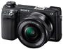 Sony NEX-6B Zwart - Geïntegreerde Wifi + Obj. Sony E PZ 16 - 50 mm f/3.5 - 5.6